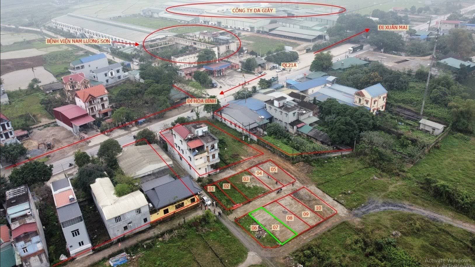 Hình ảnh Bán Đất Mỹ Lương Ô Tô Vào Tận Đất Đối Diện Bệnh Viện Nam Lương Sơn (LK07)